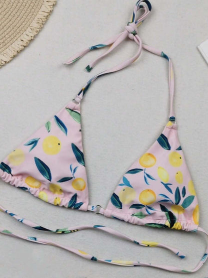 Bañador Bikini con estampado de frutas