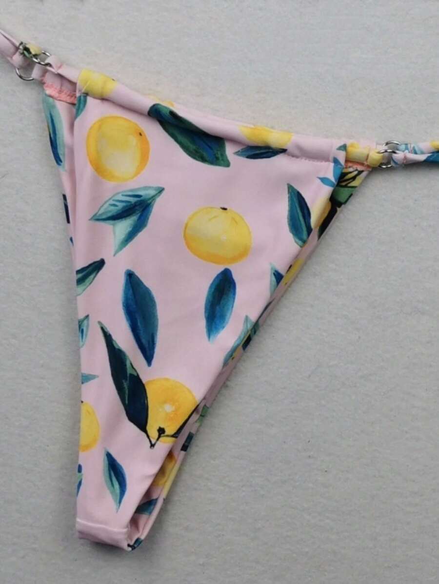 Bañador Bikini con estampado de frutas