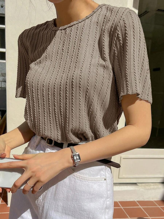 Camiseta texturizada