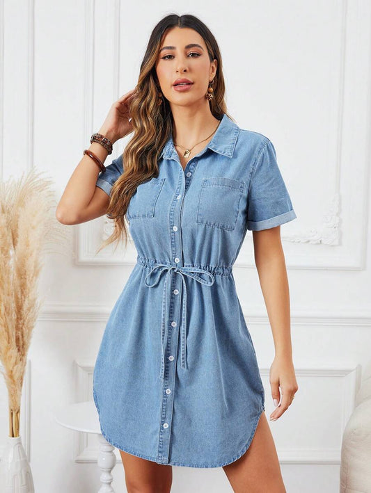 Vestido denin casual