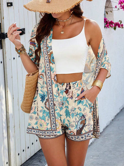 Conjunto corte holgado con estampado