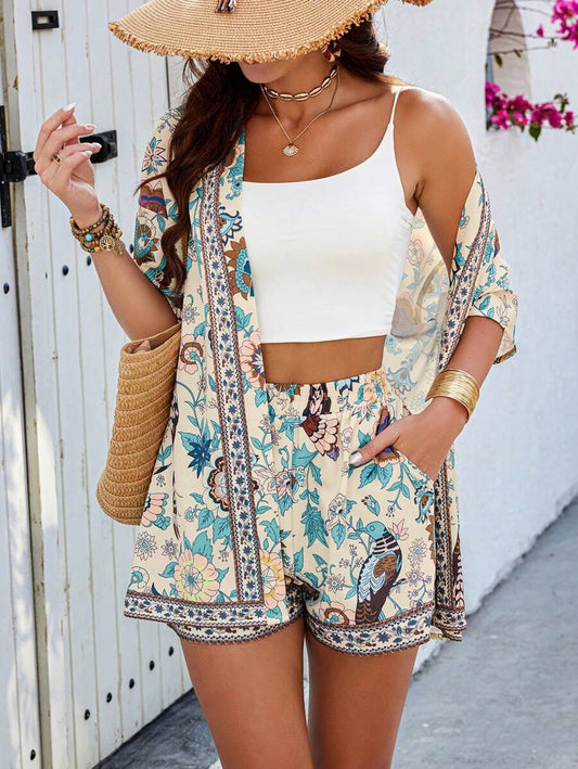 Conjunto corte holgado con estampado