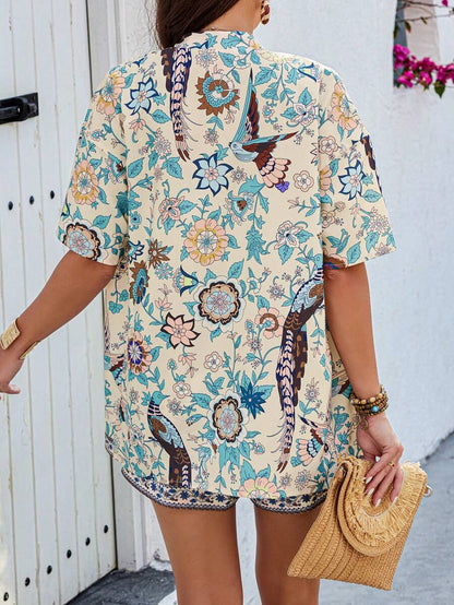 Conjunto corte holgado con estampado