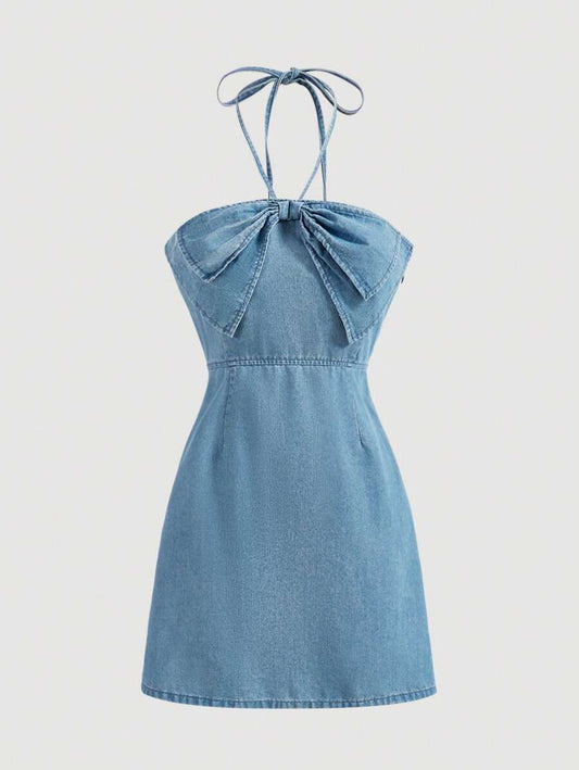 Vestido denim casual