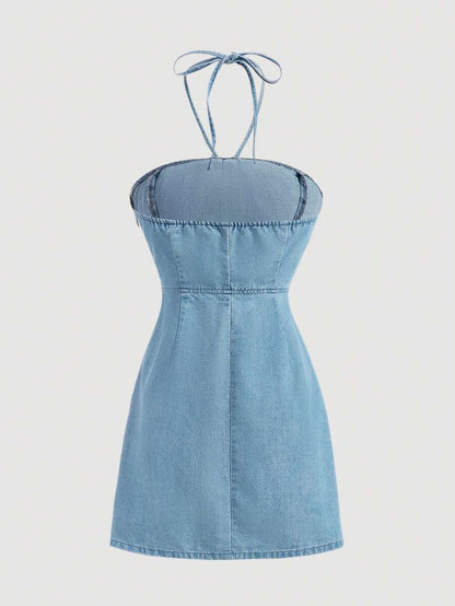 Vestido denim casual