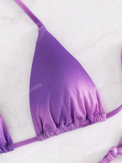 Bañador bikini con diseño degradado