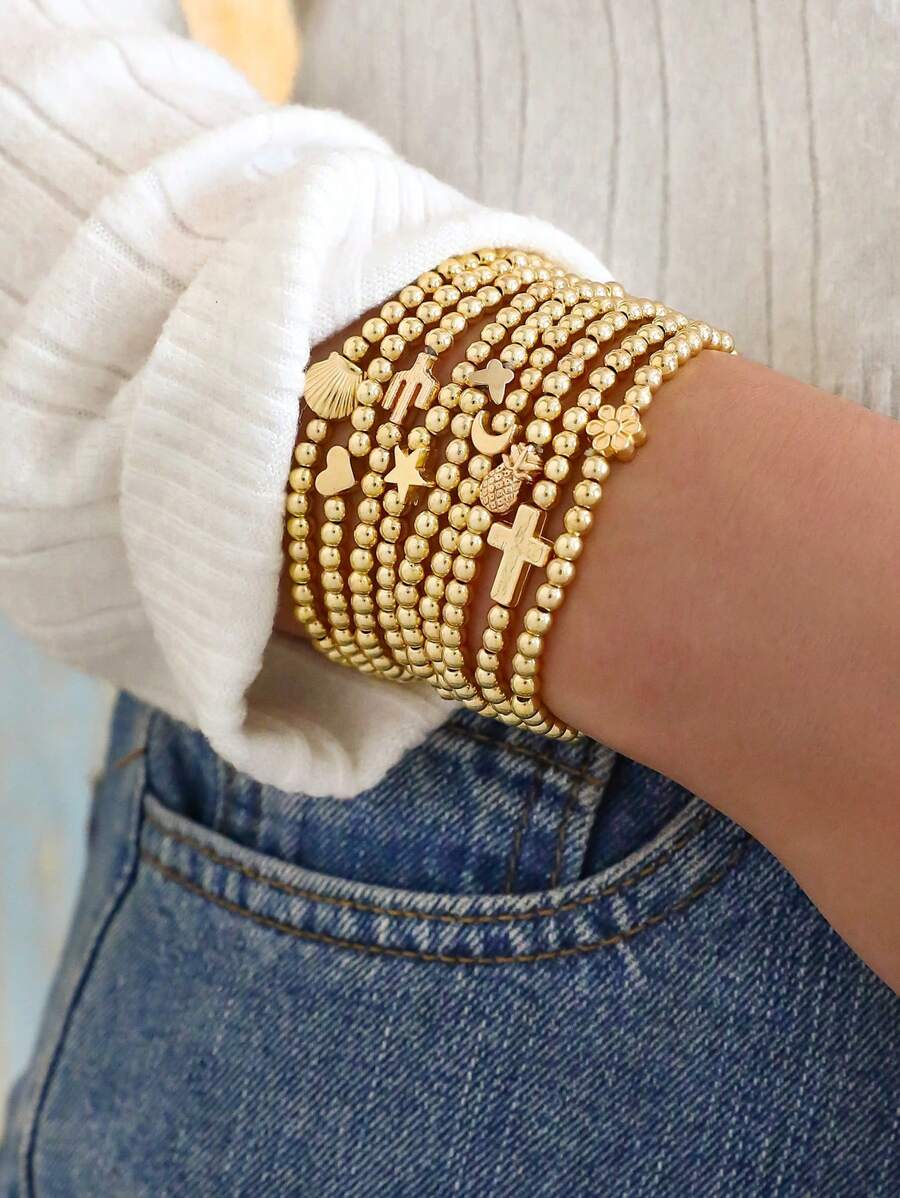 Conjunto de 9 pulseras