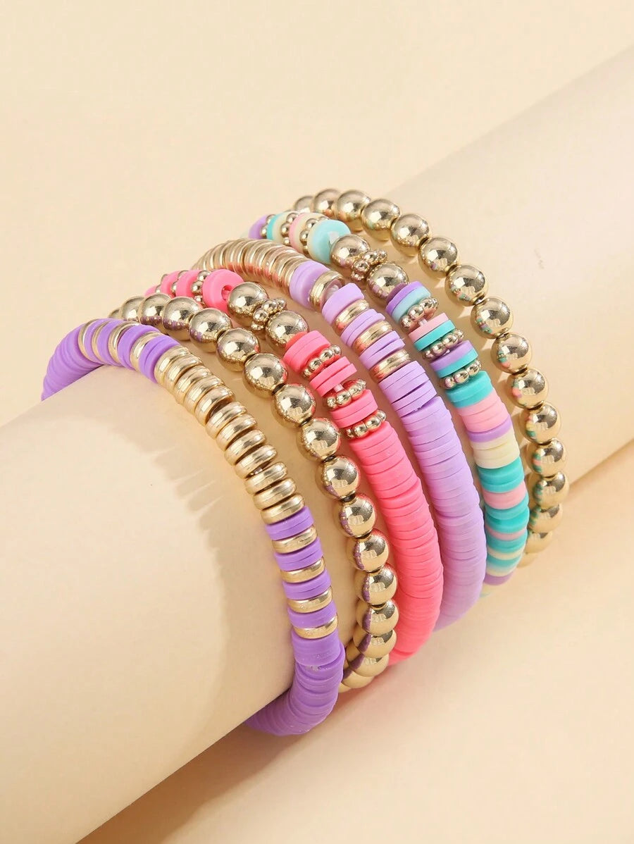 Conjunto de pulseras de cerámica suave