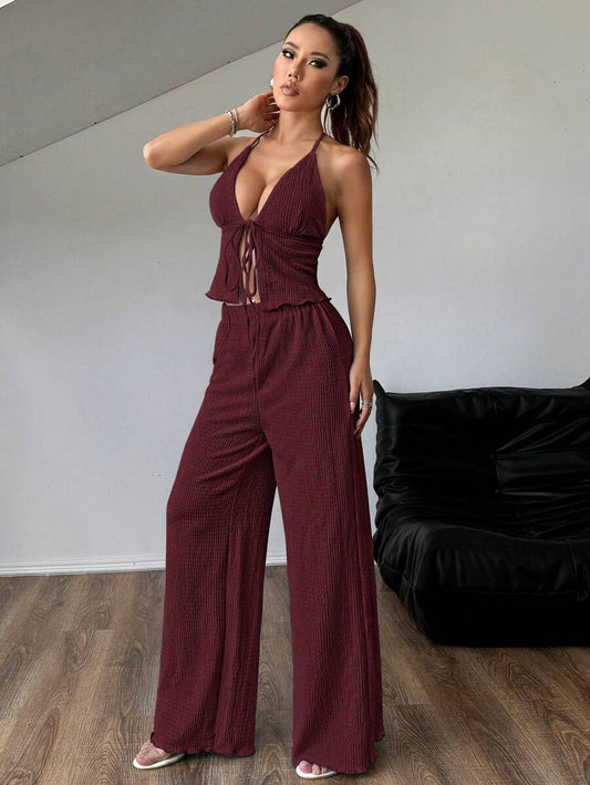 Conjunto de dos piezas plizado