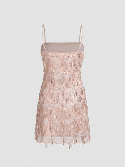 Vestido ajustado de lentejuelas
