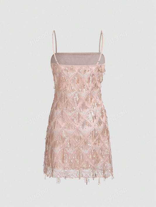 Vestido ajustado de lentejuelas
