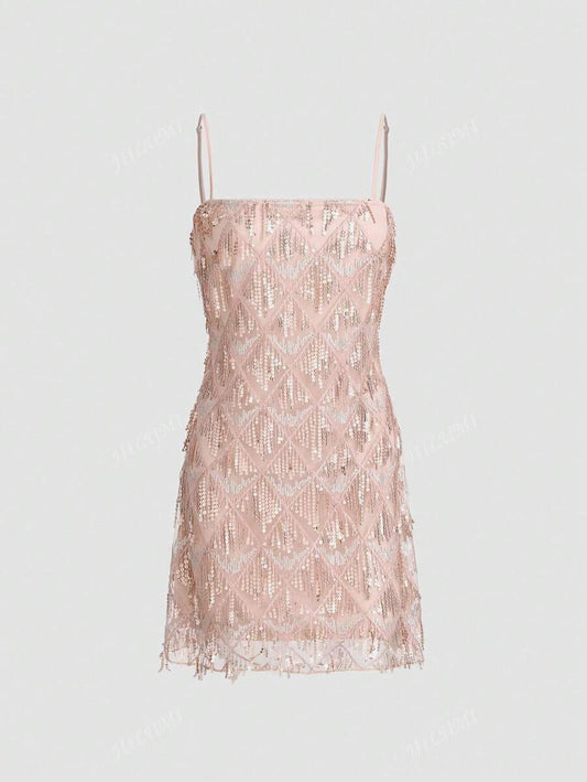 Vestido ajustado de lentejuelas