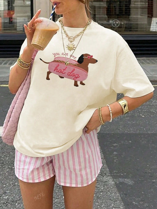 Camiseta casual oversized