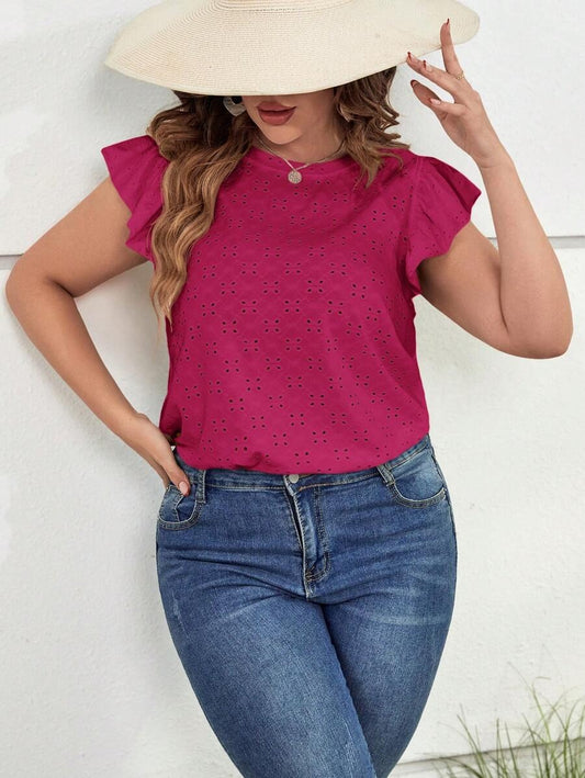 Camiseta con manga con ojal