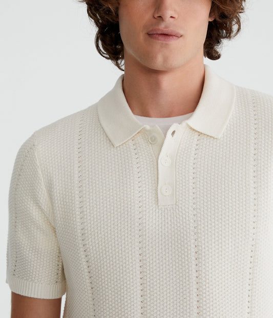 Chemise de suéter con rayas texturizadas