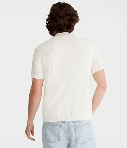 Chemise de suéter con rayas texturizadas
