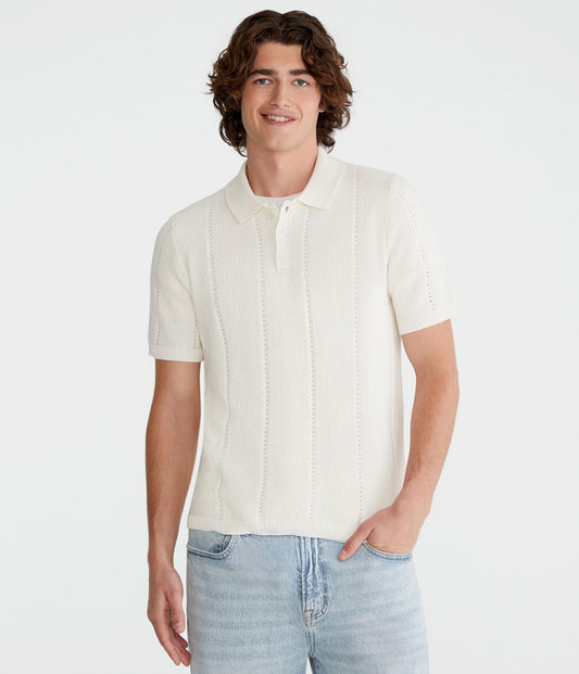 Chemise de suéter con rayas texturizadas
