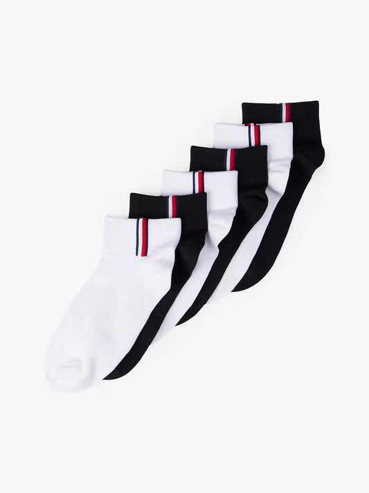 6 Pack medias tipo tobilleras con bandera