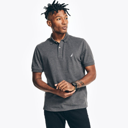 Chemise regular unicolor con logo