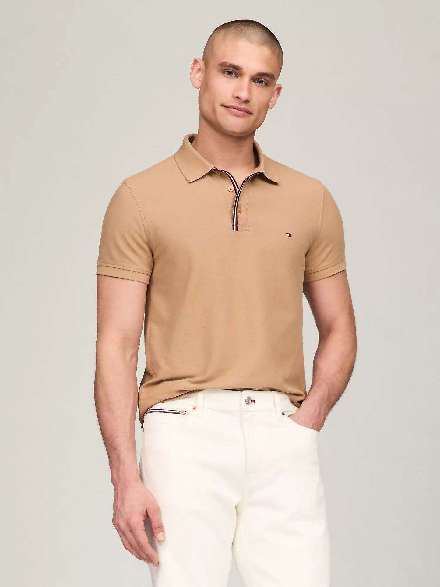 Chemise ajustada unicolor