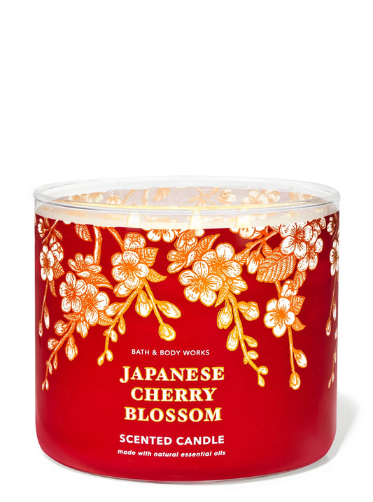 Vela 3 mechas Japanese Cherry Blossom