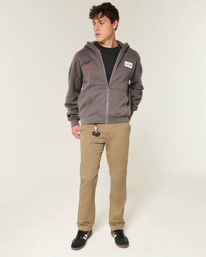 Pantalón chino de corte semi ajustado recto