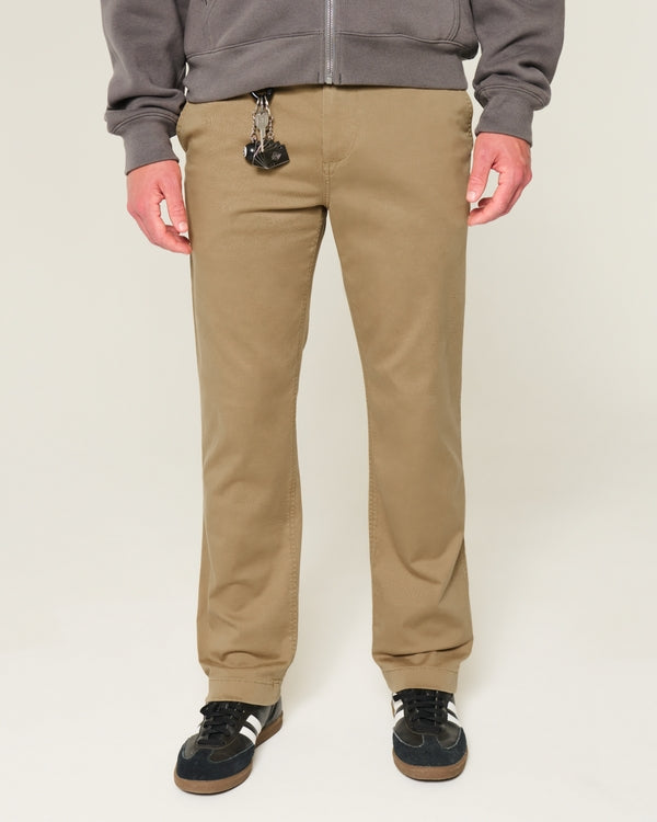 Pantalón chino de corte semi ajustado recto