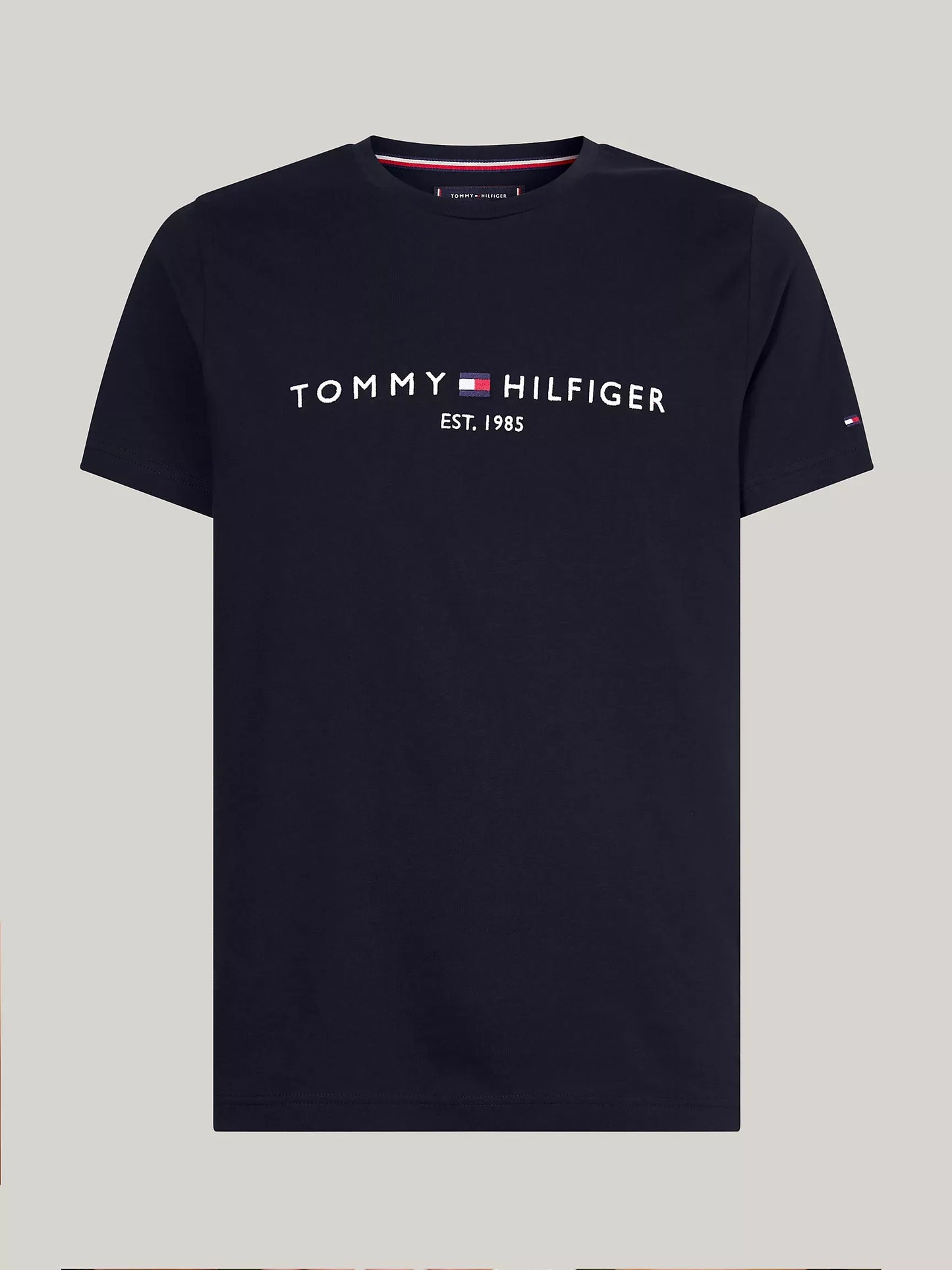 Franela cuello redondo con bordado central