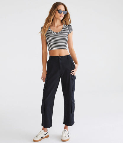 Pantalon cargo corto