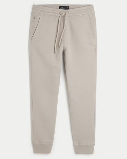 Pantalón tipo jogger polar con cremallera