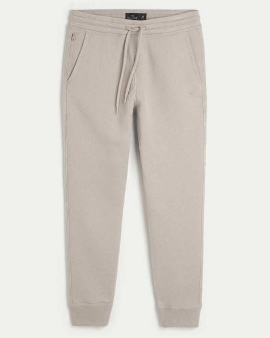 Pantalón tipo jogger polar con cremallera