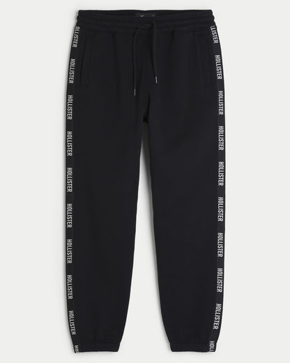 Pantalón tipo jogger polar con cinta