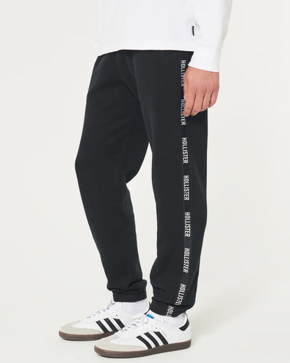 Pantalón tipo jogger polar con cinta