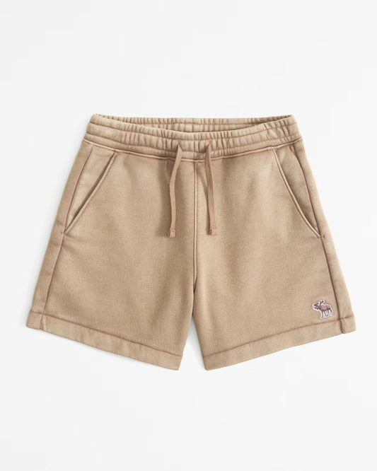 Short de algodón con logo para niño