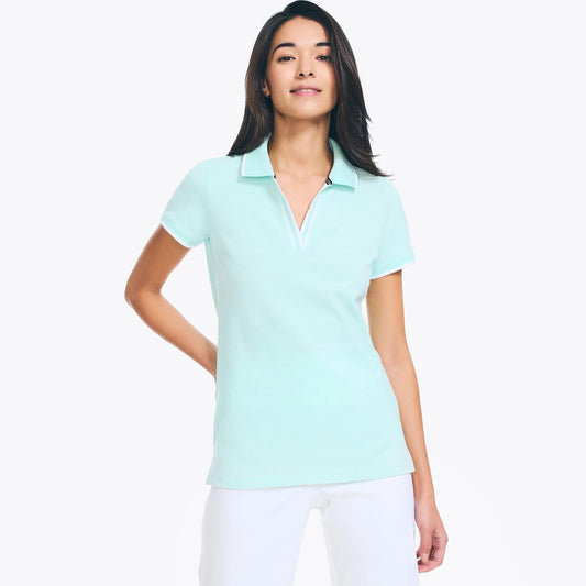 Chemise cuello en V sin botones