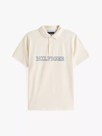 Chemise con logo bordado central