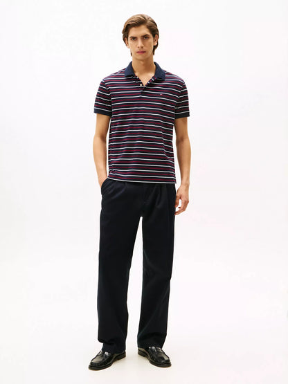 Chemise regular con patrón de rayas