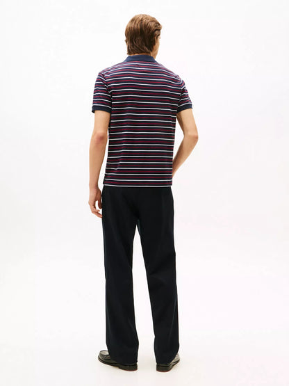 Chemise regular con patrón de rayas