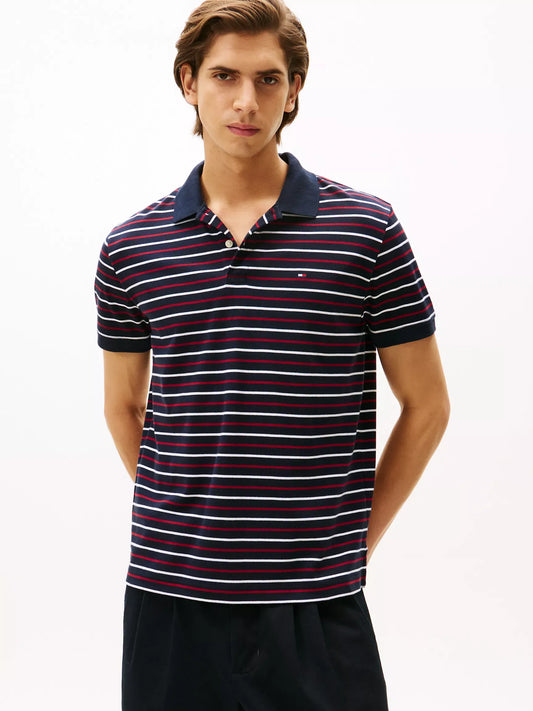 Chemise regular con patrón de rayas