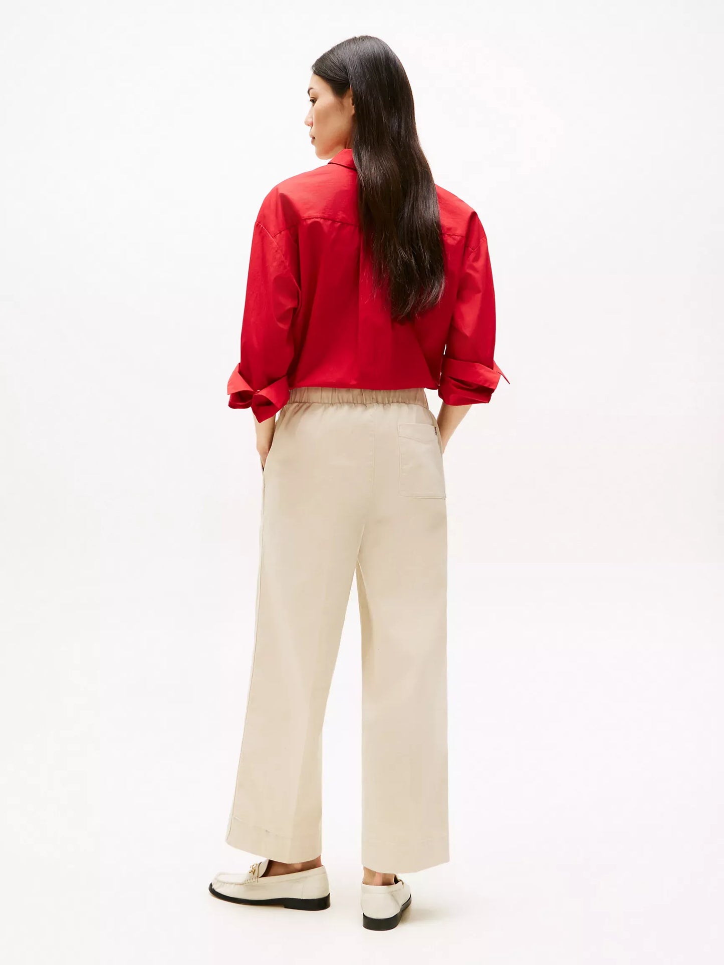 Pantalón holgado de pretina sin cierre