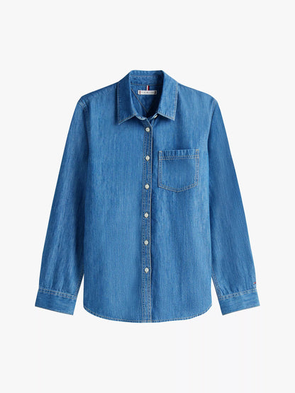 Camisa manga larga denim