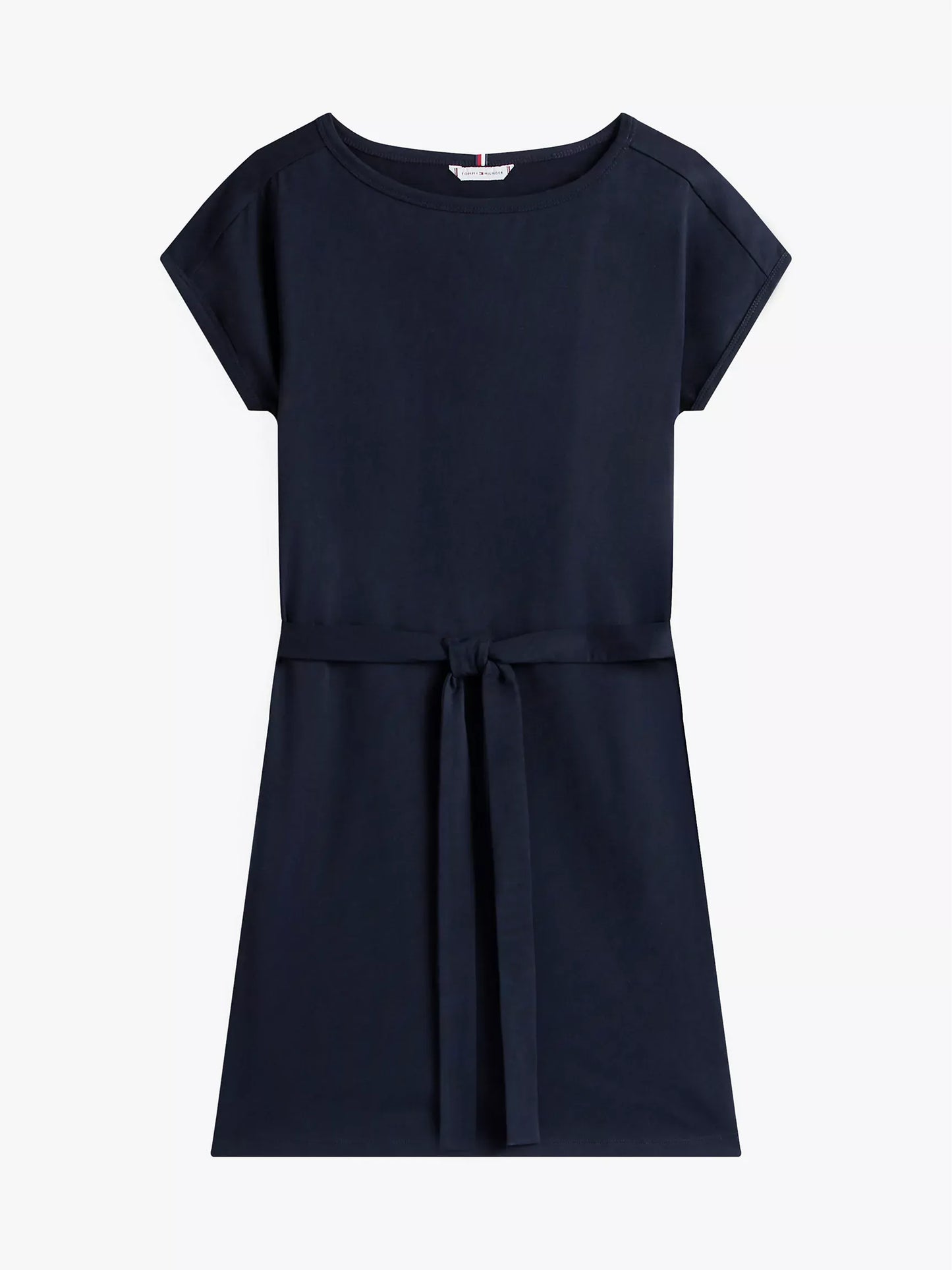 Vestido tela elastica con cinturon