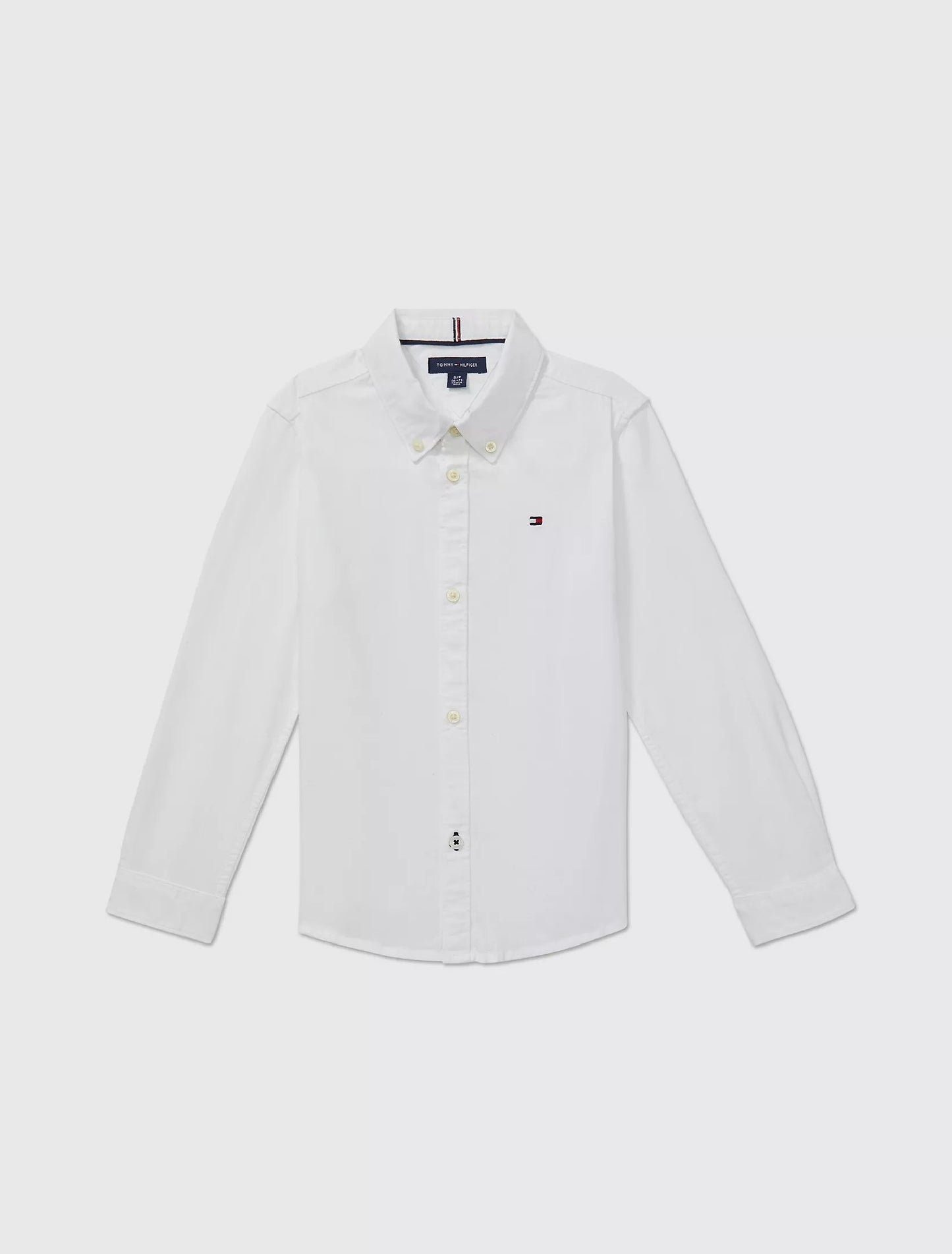 Camisa manga larga oxford para niño