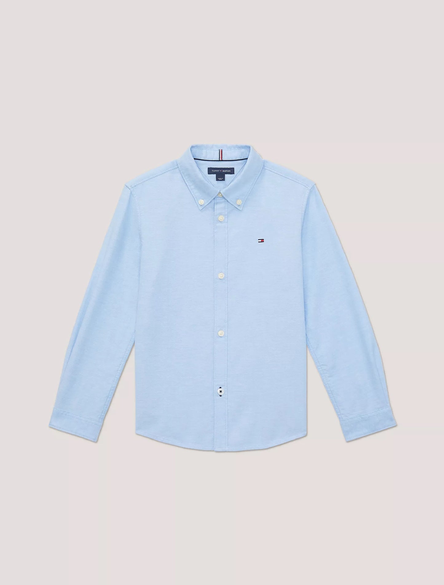 Camisa manga larga oxford para niño