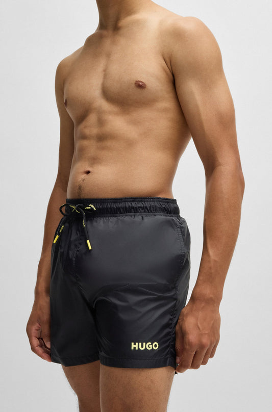 Traje de baño con logo estampado 5" secado rápido