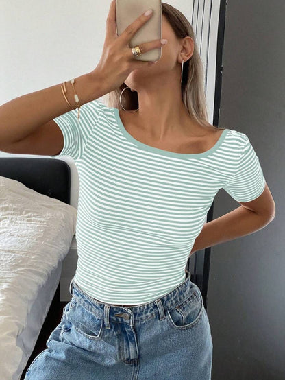 Blusa de espalda decubierta en U