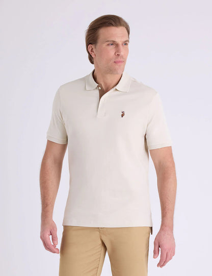Chemise de algodón unicolor con logo de color