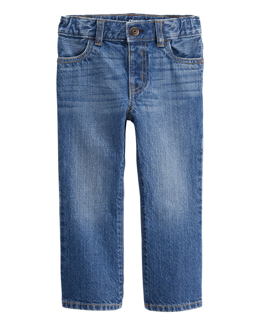 Jean con bota y lavado medio para niño pequeño