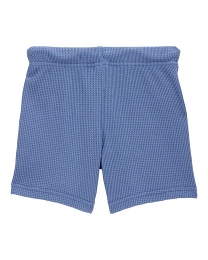 Short unicolor tejido wafle para niño