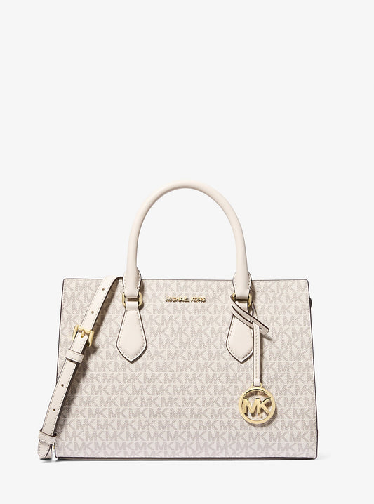 Cartera mediana Satchel Sheila con logo estampado